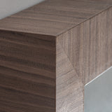 Rhein Walnut Wood Mirror