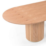 Lantine 320 Dining Table -  Pill Shaped - Ash Oak
