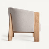 Nara Armchair in Beige Oak Wood