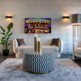 Donatella White Chenille Sofa with Oval Base by Richmond Interiors