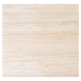 Claremont Dark Brown Oak Wood Coffee Table Stone Top