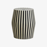 Taura Black & White Square Side Table/Stool by Nordal