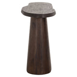 Odile Dark Brown Mango Wood Console Table by Richmond Interiors