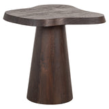 Odile Dark Brown Mango Wood Side Table by Richmond Interiors