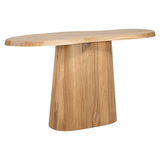 Riva Natural Oak Wood Console Table by Richmond Interiors