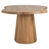 Riva Natural Oak Wood Oval Dining Table by Richmond Interiors