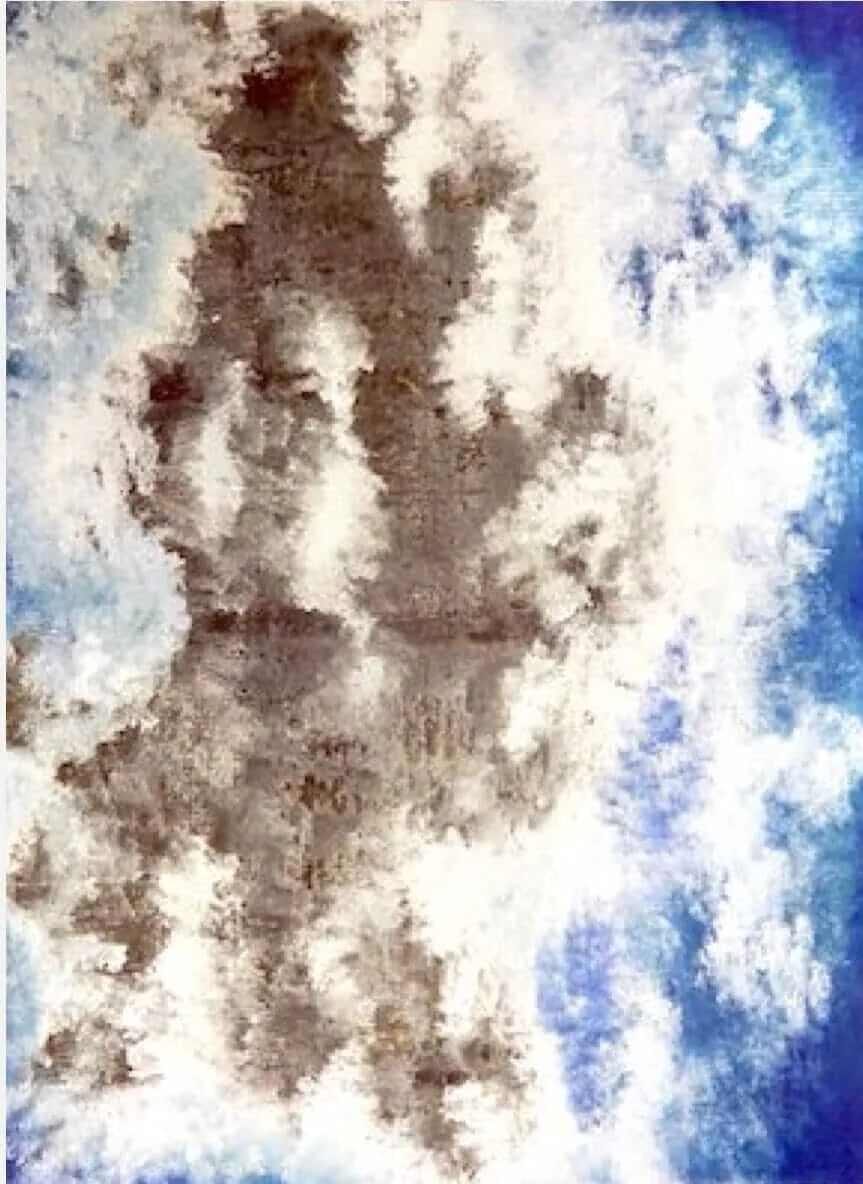Abstract Blue Sky Painting