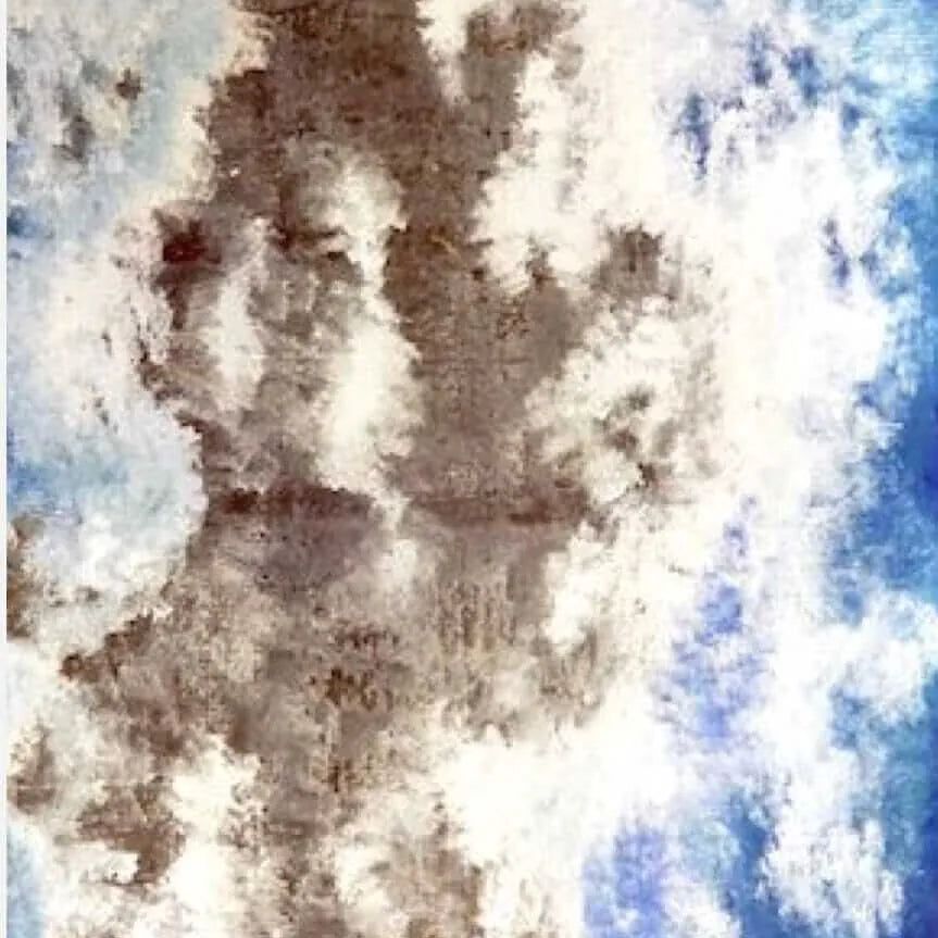 Abstract Blue Sky Painting
