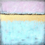 Abstract Gold Horizons Painting