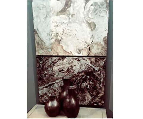 Abstract Marble Painting