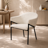 Aidan Armchair - Polar Bouclé - (Set of 2)