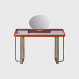 Anson Orange Leather Dressing Table