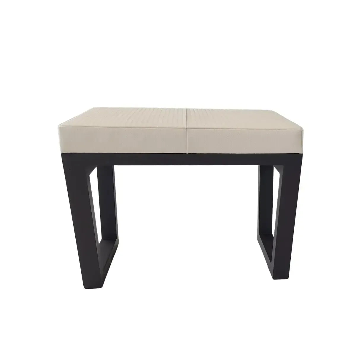 Arlington Stool Woven Pumice Leather