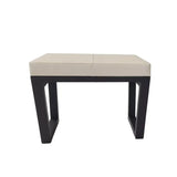 Arlington Stool Woven Pumice Leather