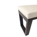 Arlington Stool Woven Pumice Leather
