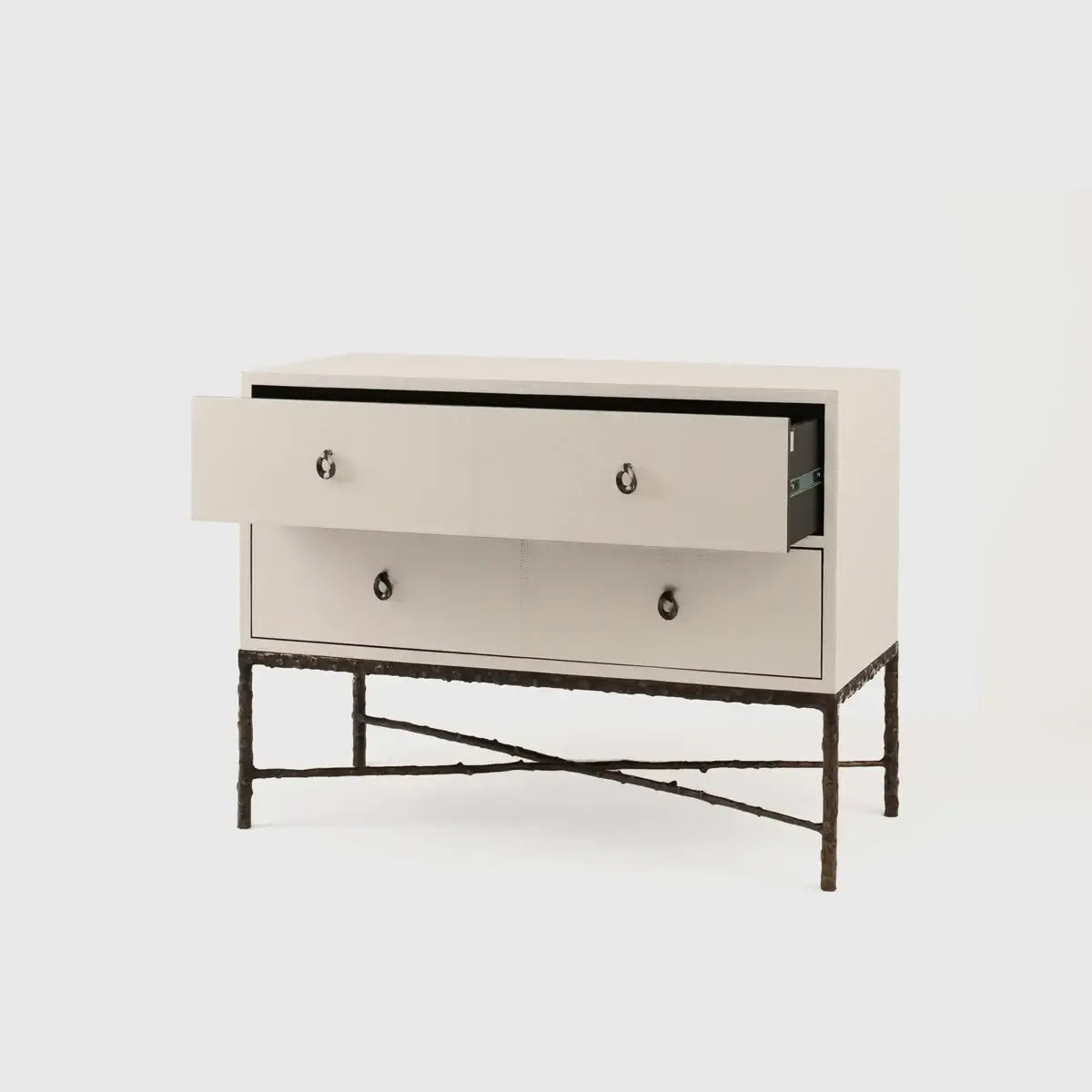 Arun Chest Bronze Dorato Pumice Leather