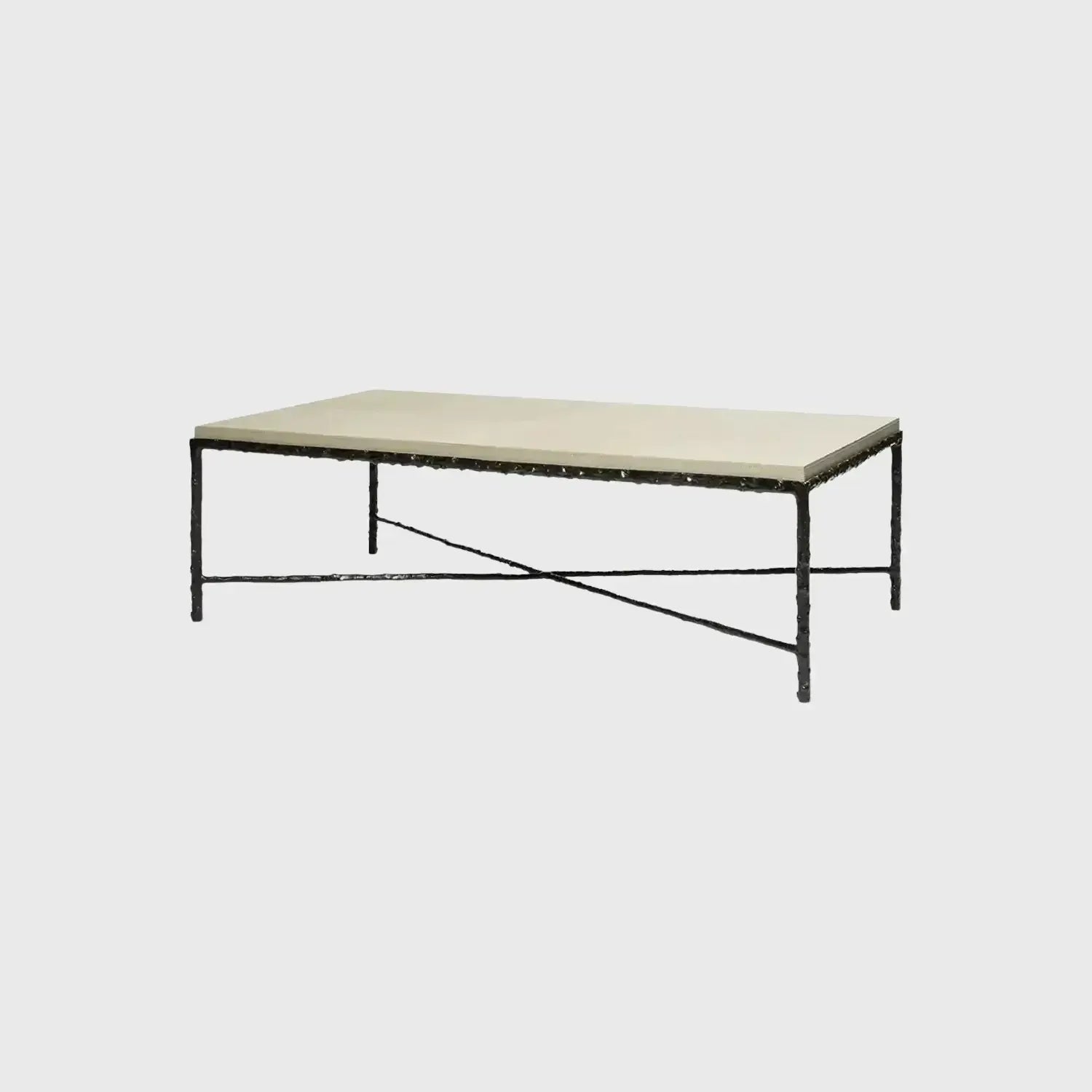 Arun Coffee Table Bronze Pumice Leather