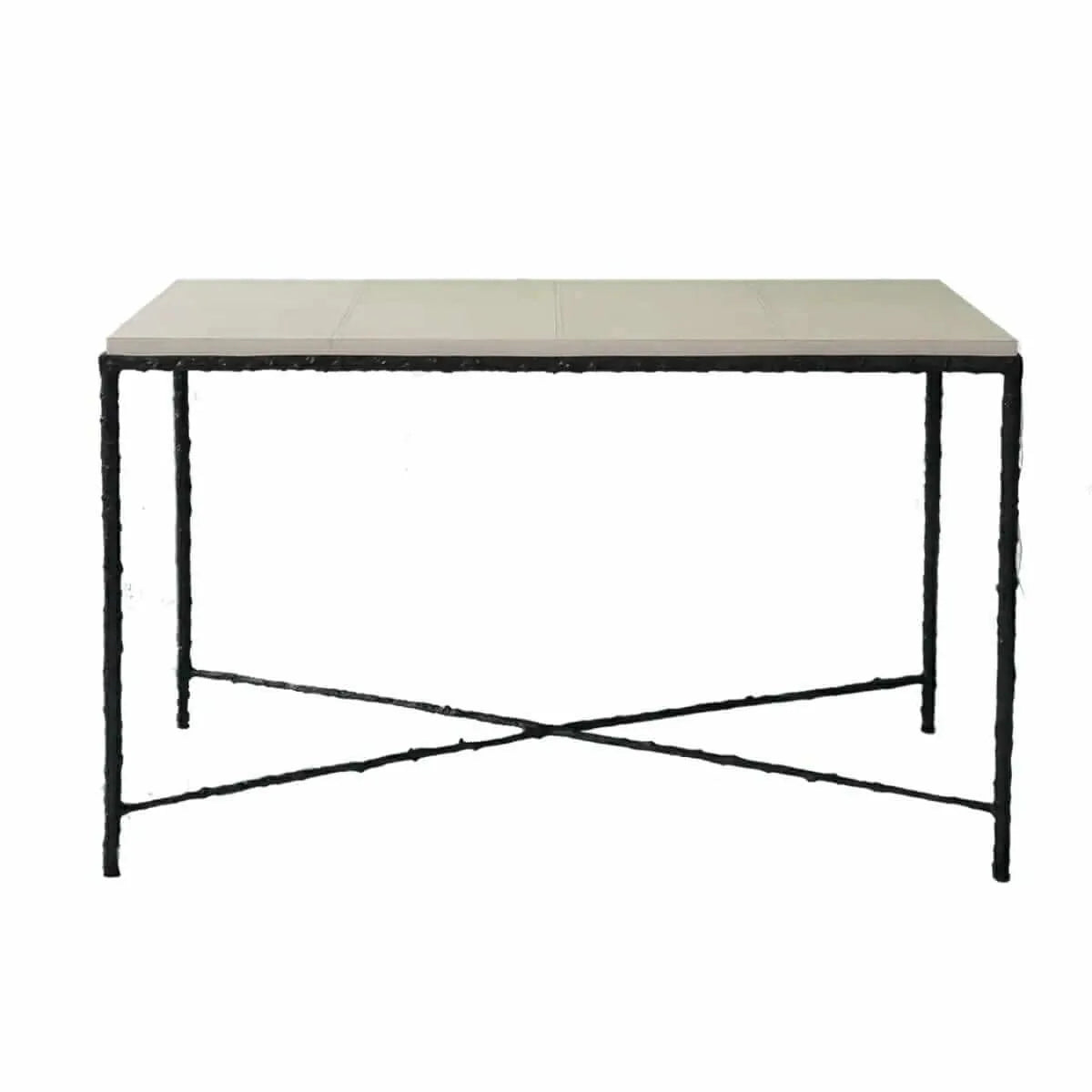 Arun Console Bronze Nera Pumice Leather