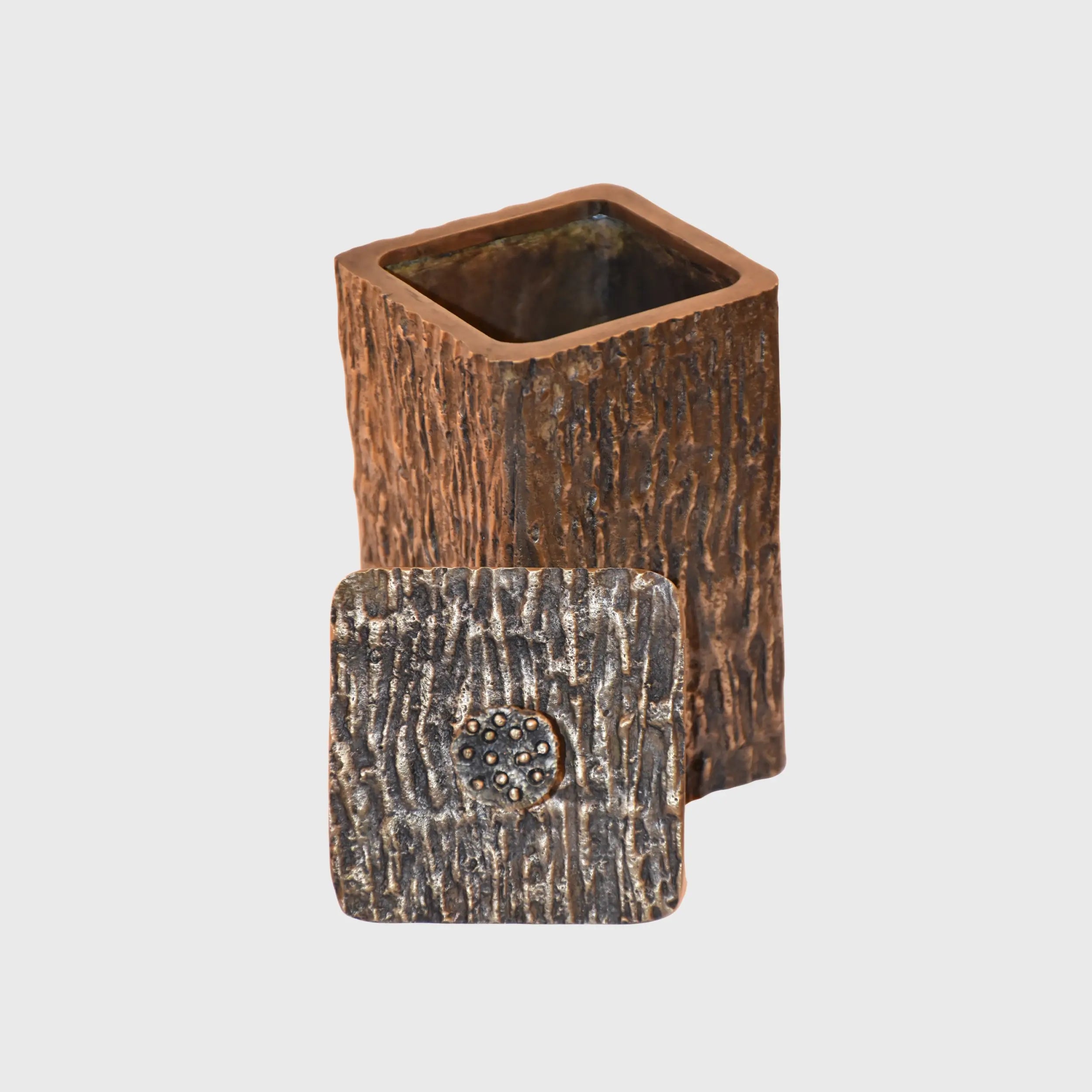 Arunya Canister Bronze Dorato