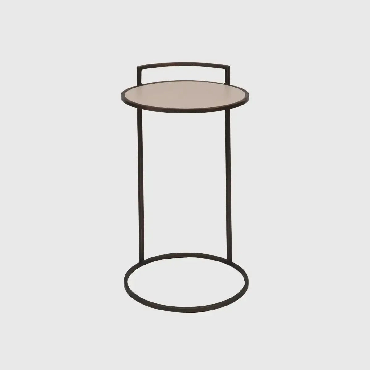 Arunya Round Cocktail Table Dorato and Pumice