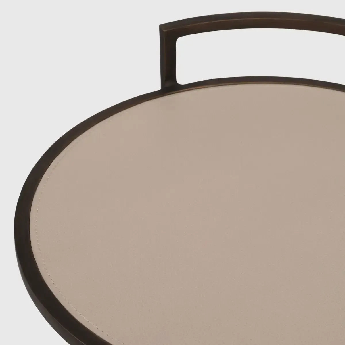 Arunya Round Cocktail Table Dorato and Pumice