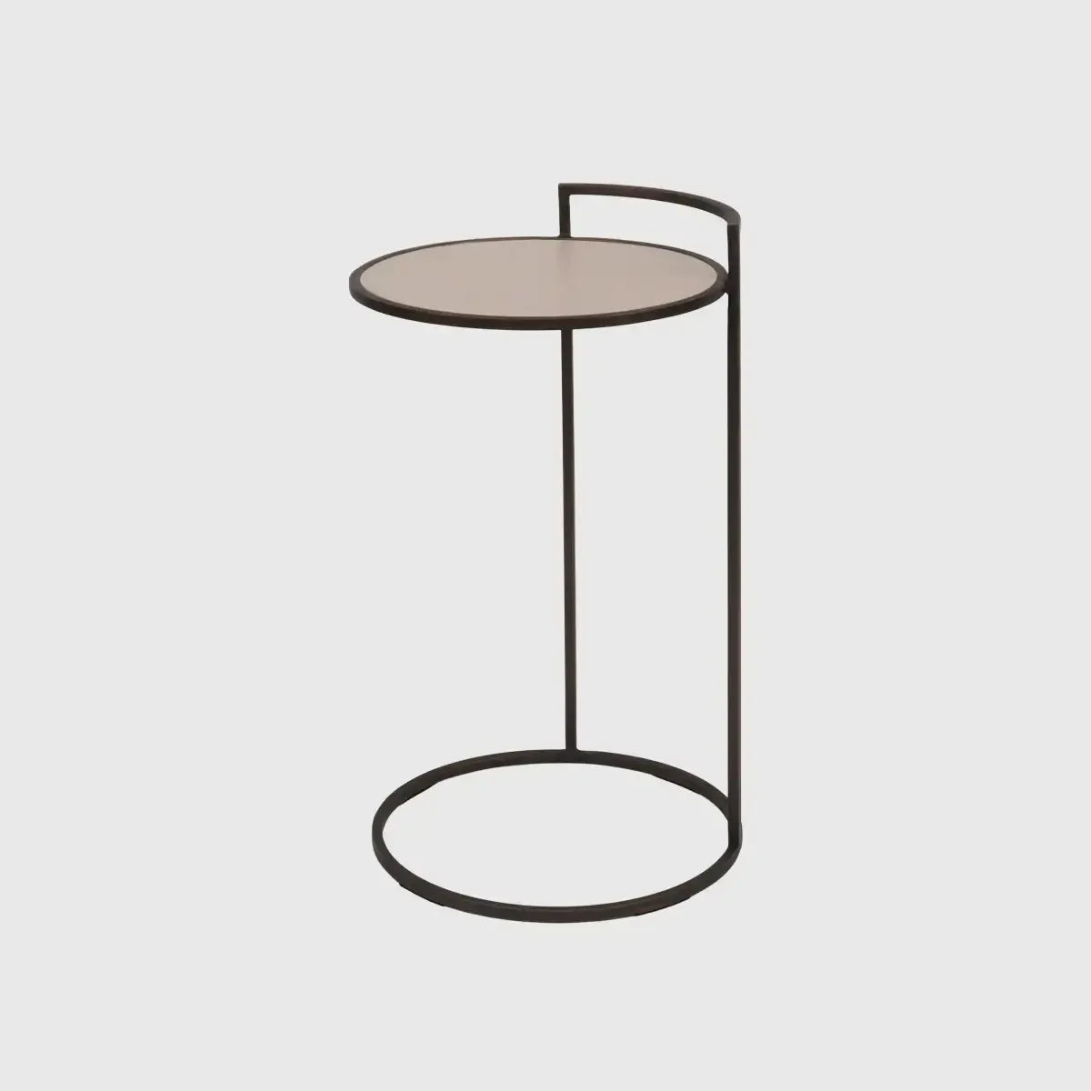 Arunya Round Cocktail Table Dorato and Pumice