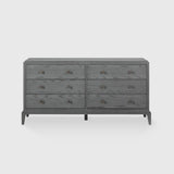 Astoria 6 Drawer Chest Graphite Grey by Eccotrading Design London