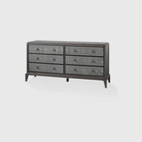Astoria 6 Drawer Chest Macchiato and Shagreen