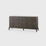 Astoria 6 Drawer Chest Macchiato by Eccotrading Design London