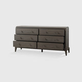 Astoria 6 Drawer Chest Macchiato by Eccotrading Design London