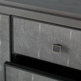 Astoria Cabinet in Macchiato with Shagreen Fronts