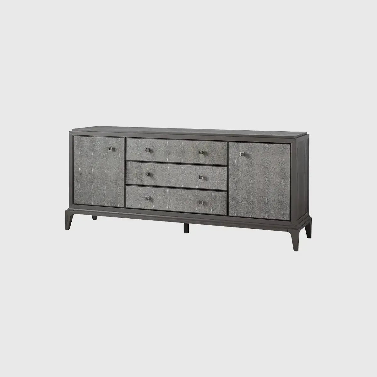 Astoria Cabinet in Macchiato with Shagreen Fronts