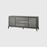 Astoria Cabinet in Macchiato with Shagreen Fronts