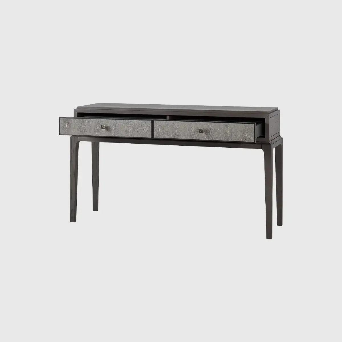 Astoria Console in Macchiato with Shagreen