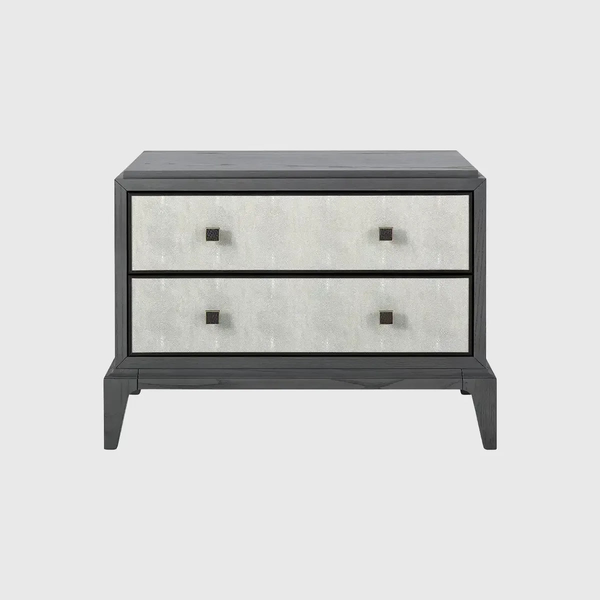 Astoria Nightstand Large Graphite Grey Shagreen