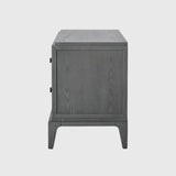 Astoria Nightstand Large Graphite Grey Shagreen