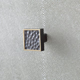 Astoria Nightstand Small Graphite Grey with Shagreen