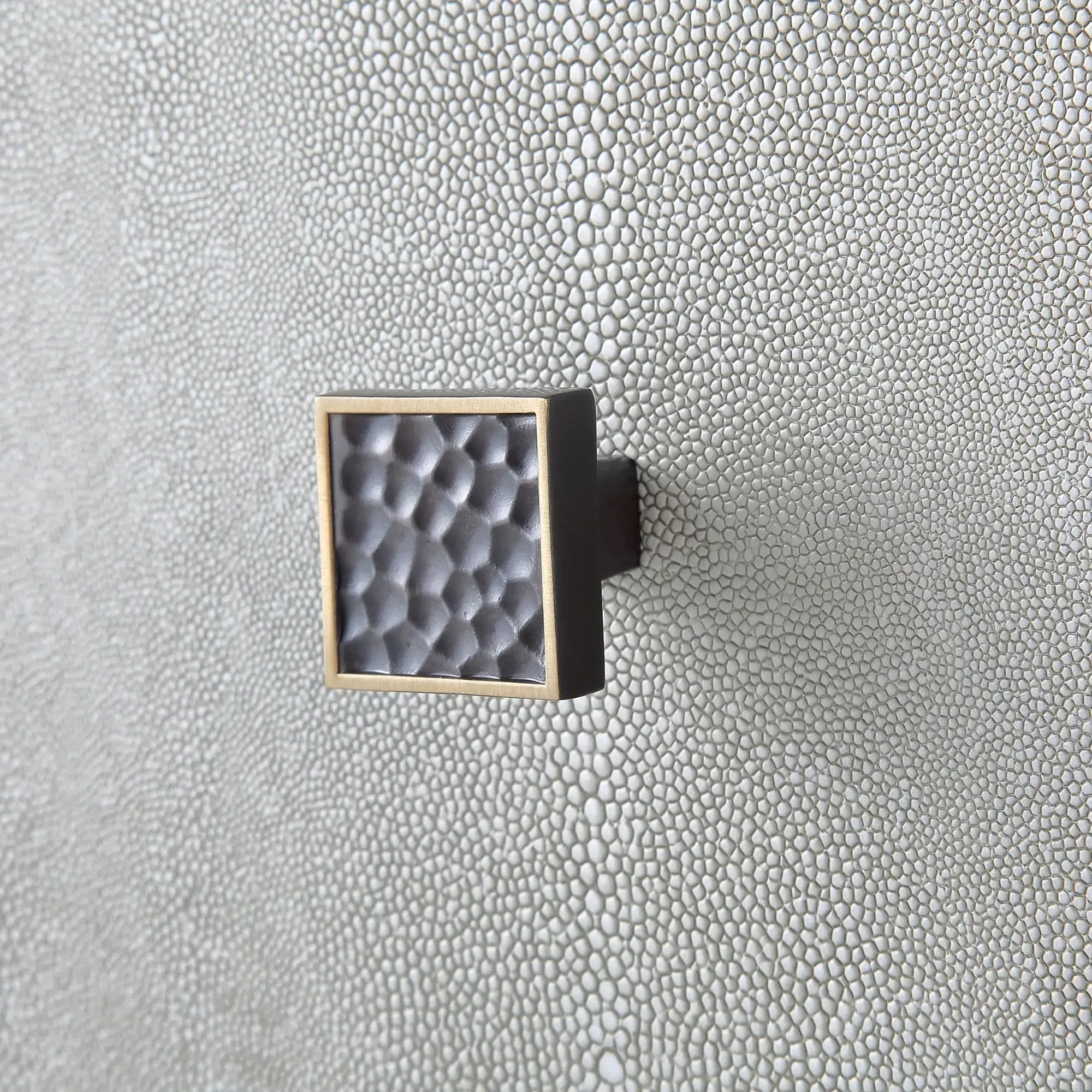 Astoria Nightstand Small Graphite Grey with Shagreen