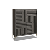 Kyoto Textured Dry Grey Oak Cabinet by Berkeley Designs