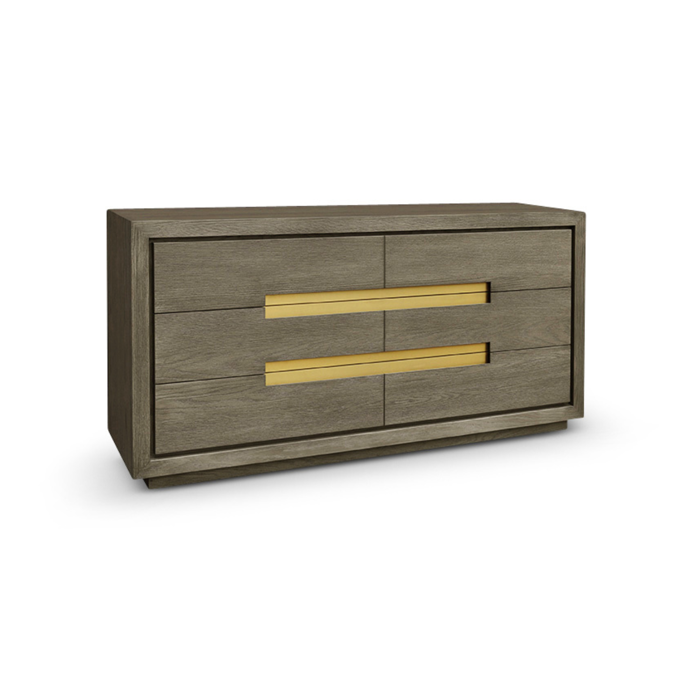 Sevilla Grey/Taupe Wooden Chest of Drawers by Berkeley Designs - Maison Rêves UK