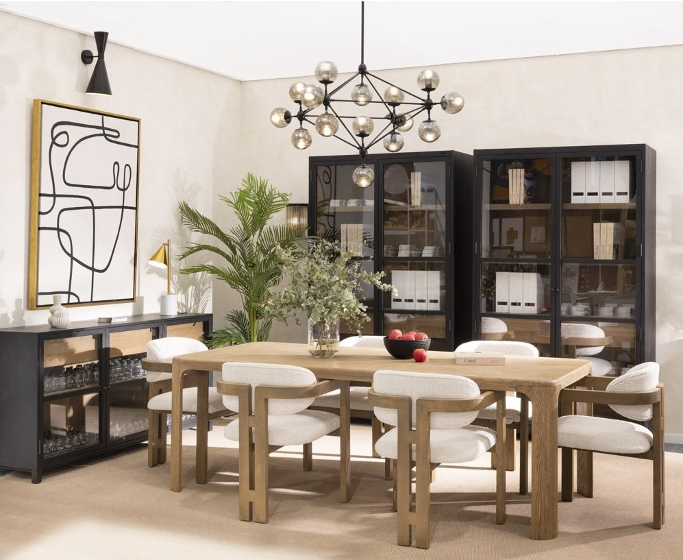Dining Table With Rounded Edges Budapest Natural Oak Wood Rectangular Dining Table with Rounded Corner ...