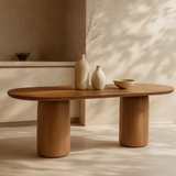 Basilca Dining Table 240 - Walnut