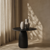 Basilca Side Table - Matte Black