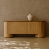 Berwick Buffet - Ash Oak - 3 Door