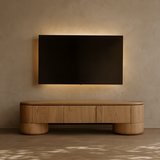 Berwick TV Unit - Ash Oak