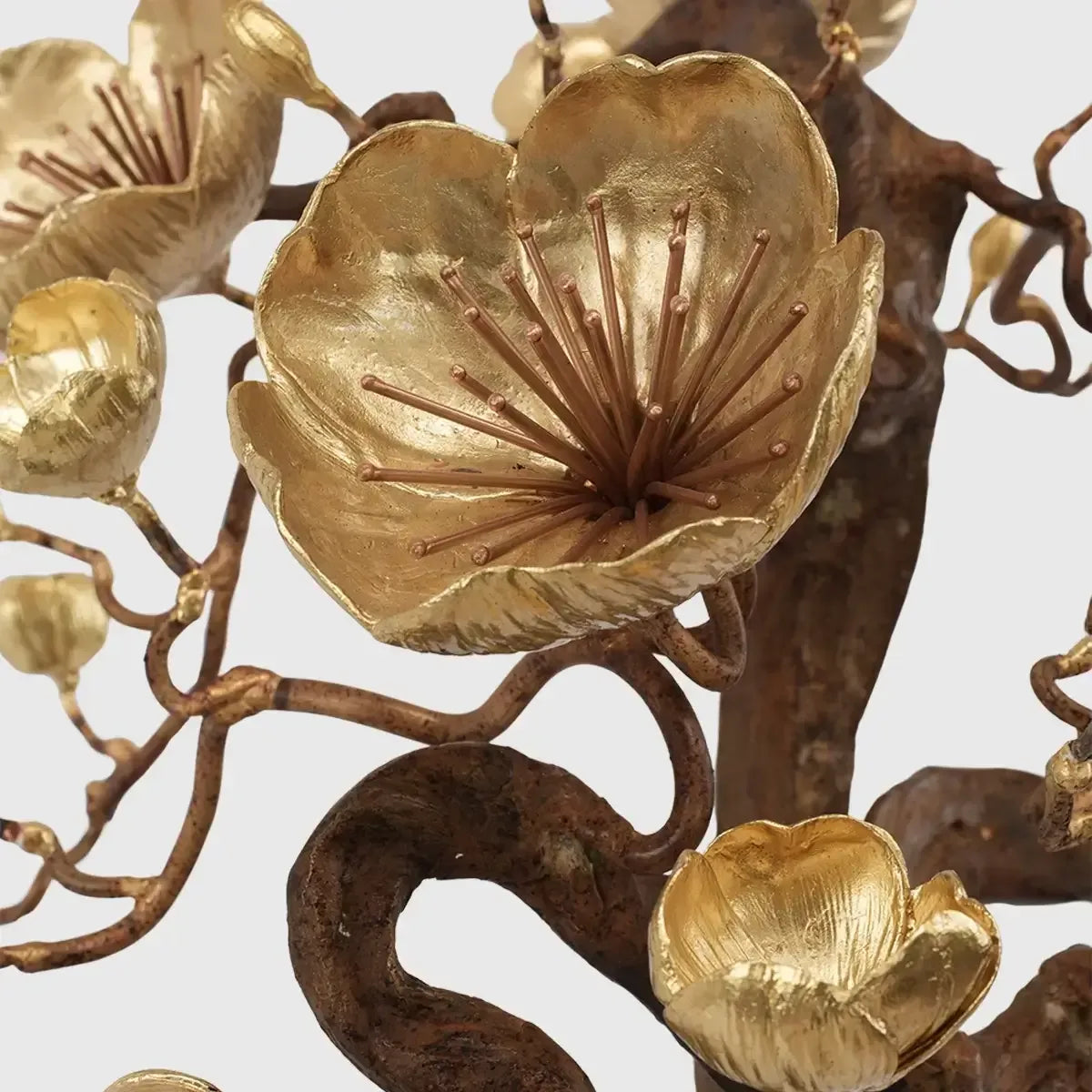 Bronze Blossom ON ROCK Sculpture