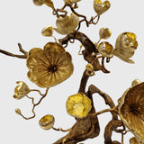 Bronze Blossom ON ROCK Sculpture