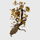 Bronze Blossom ON ROCK Sculpture