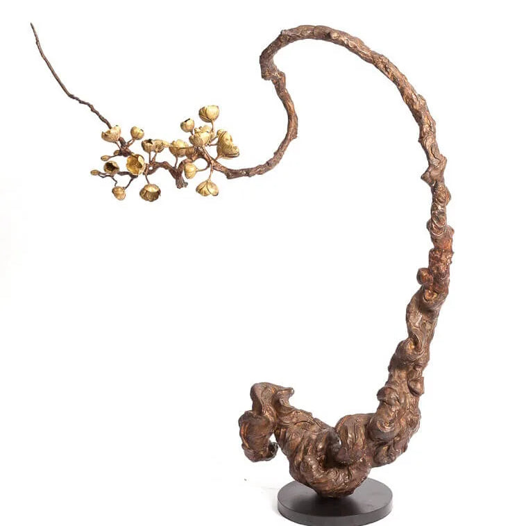Bronze Blossom Sculpture