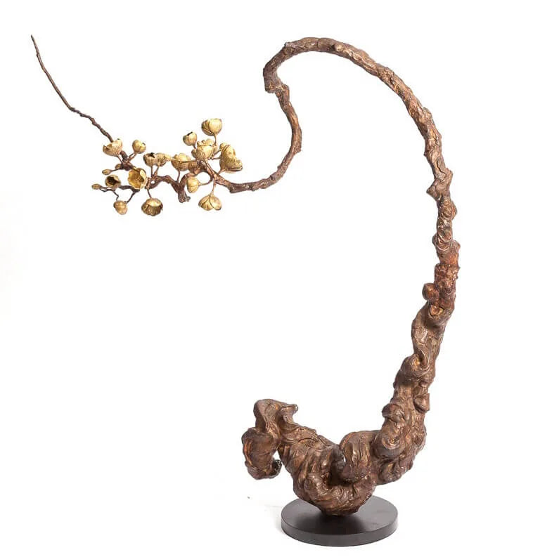 Bronze Blossom Sculpture